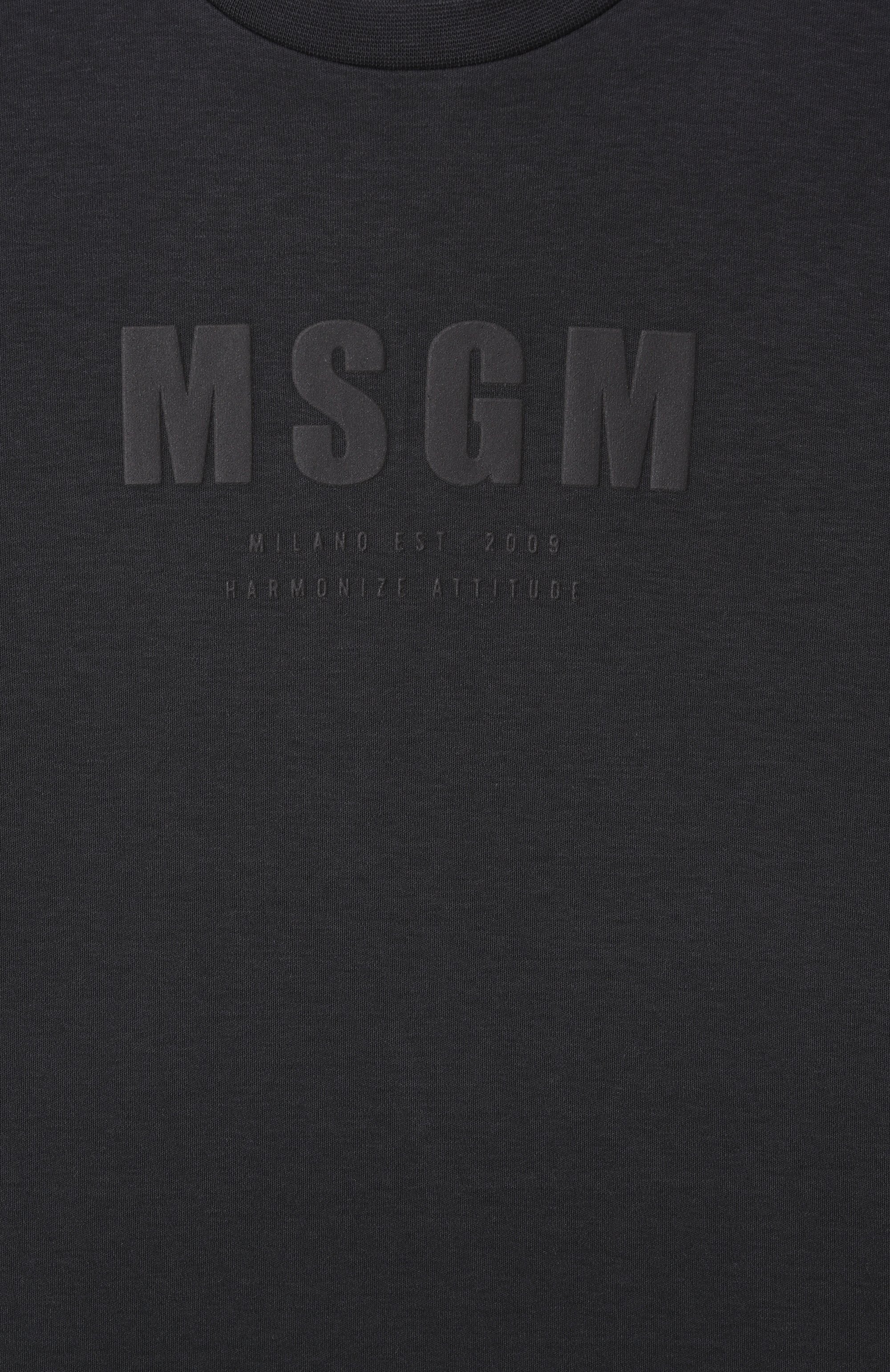 Хлопковое платье MSGM KIDS, арт. S5MSJGDR178, фото 3