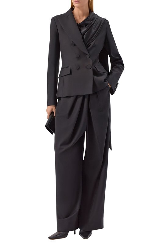Шерстяной жакет Nina Ricci 25ACVE006/WV0324 Чёрный  25ACVE006/WV0324 Фото 2