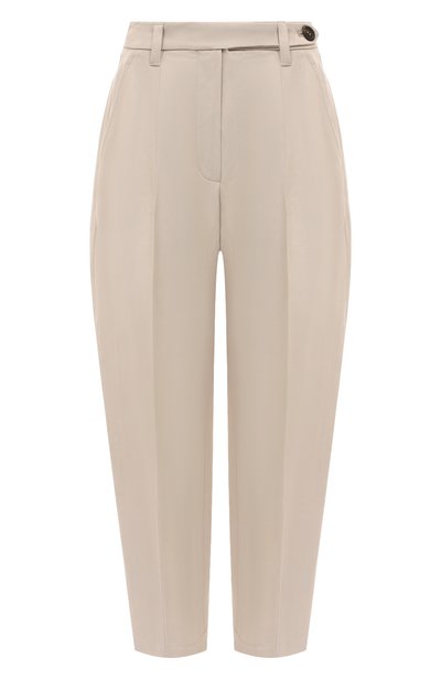 Женские брюки из вискозы и льна BRUNELLO CUCINELLI, арт. MH579B1297