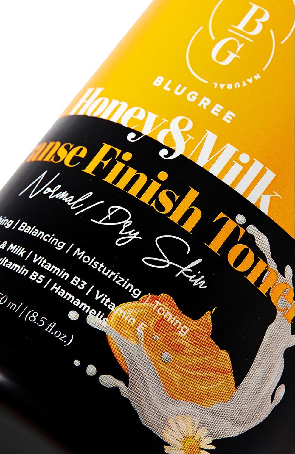 Очищающий тонер с медом и молоком для нормальной и сухой кожи (250ml) BLUGREE, арт. 8682983900434, фото 4