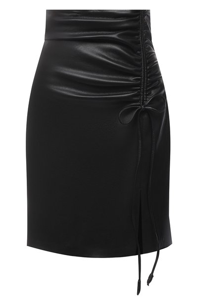 Женская юбка из экокожи NANUSHKA, арт. Z0W_BLACK_VEGAN LEATHER