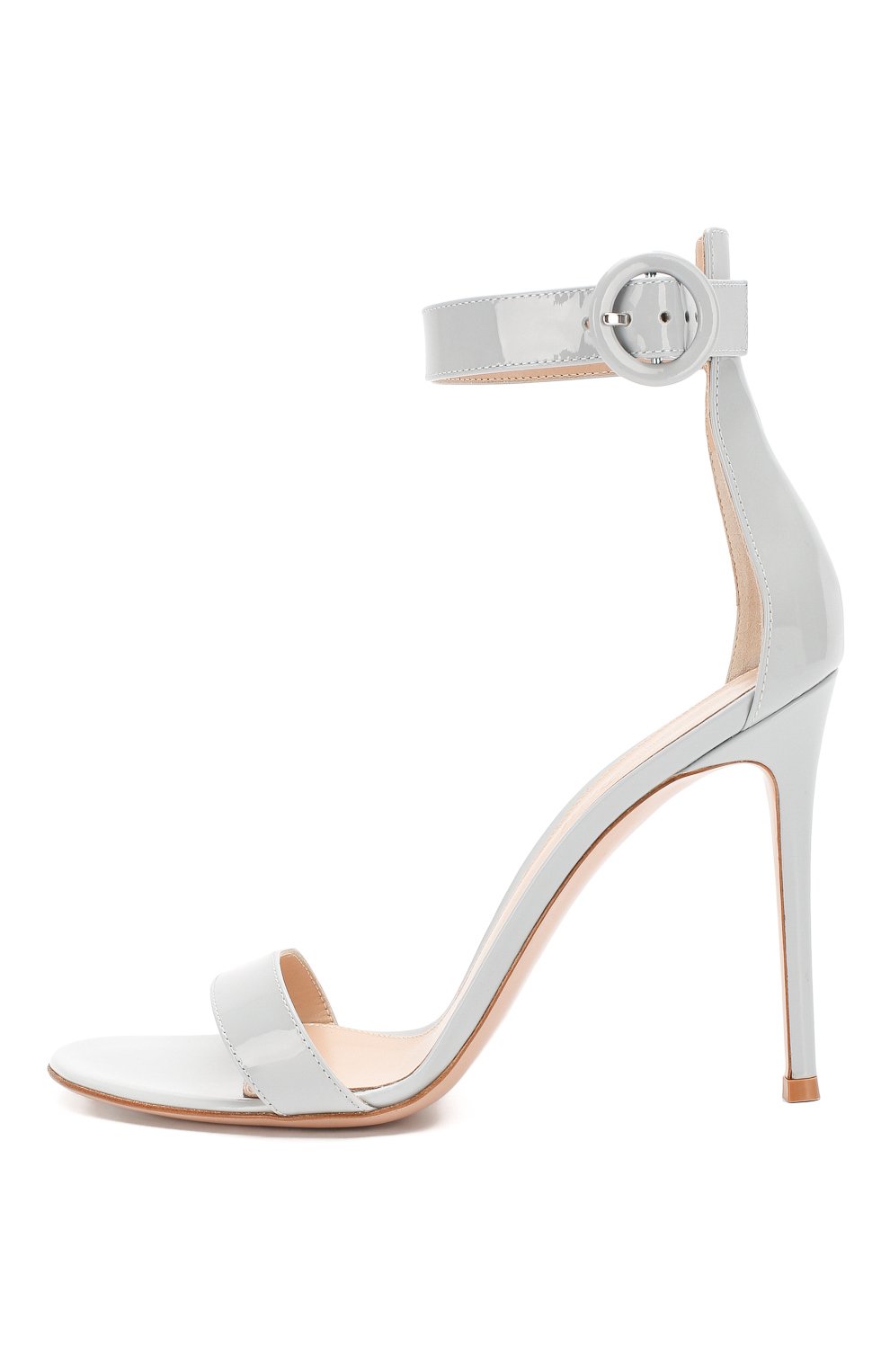 Кожаные босоножки portofino 105 GIANVITO ROSSI голубого цвета по цене 81950 руб., арт. G61096.15RIC.VERCL0U, фото 3 Кожаные босоножки portofino 105 GIANVITO ROSSI, арт. G61096.15RIC.VERCL0U, фото 3