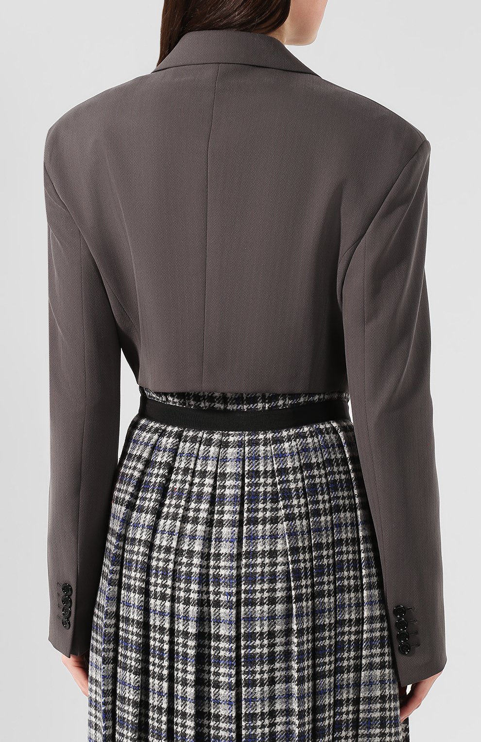 Жакет ACNE STUDIOS темно-серого цвета по цене 97050 руб., арт. AH0056, фото 4 Жакет ACNE STUDIOS, арт. AH0056, фото 4