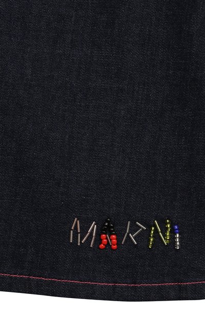 Джинсовая юбка MARNI темно-синего цвета по цене 17300 руб., арт. M01206/M00SV, фото 3 Джинсовая юбка MARNI, арт. M01206/M00SV, фото 3