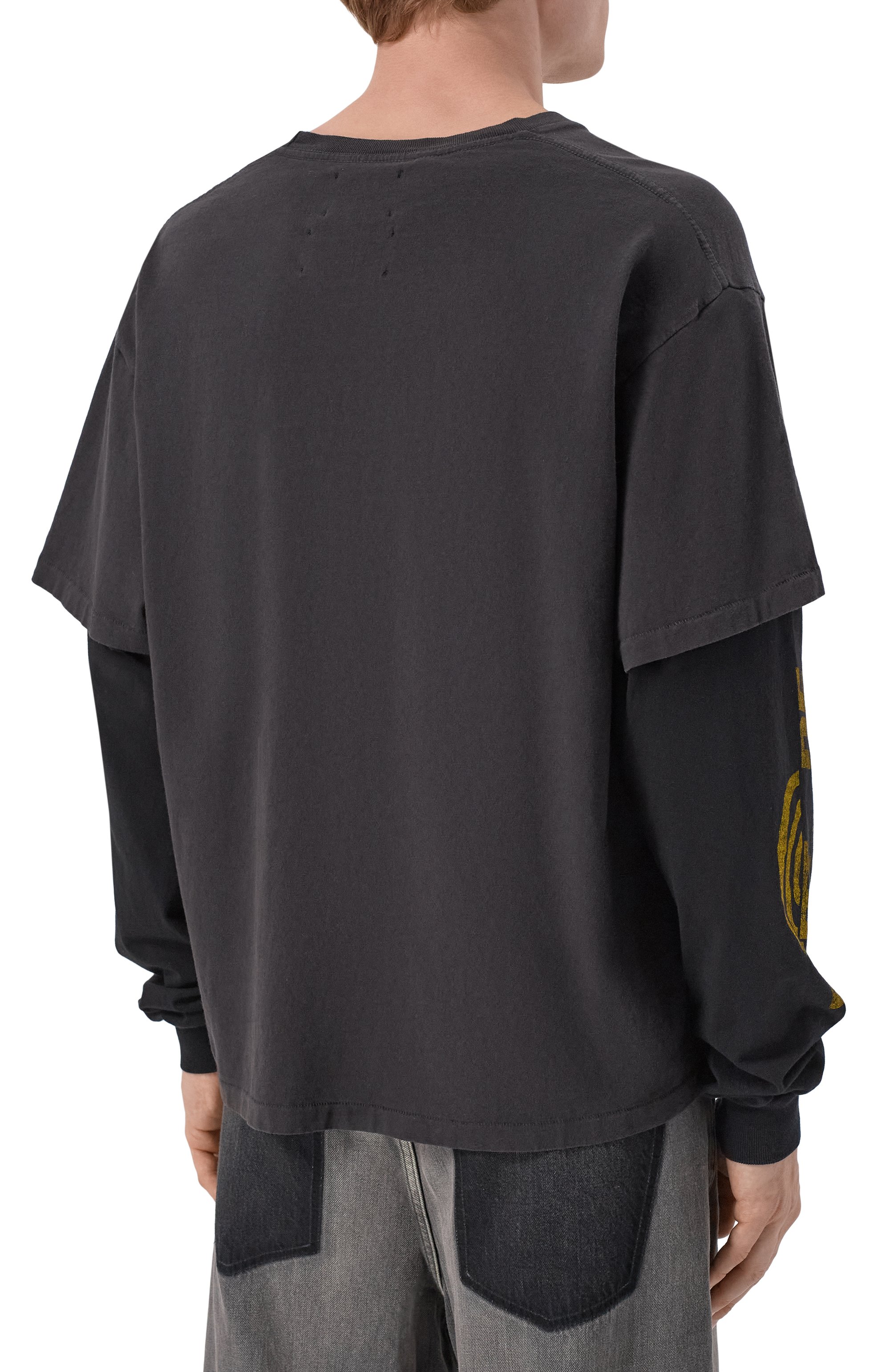 Хлопковый лонгслив GALLERY DEPT., арт. T0P019/C0TT0N, фото 4