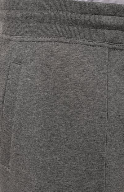 Джоггеры из хлопка и кашемира BRUNELLO CUCINELLI, арт. MM831B2332, фото 5