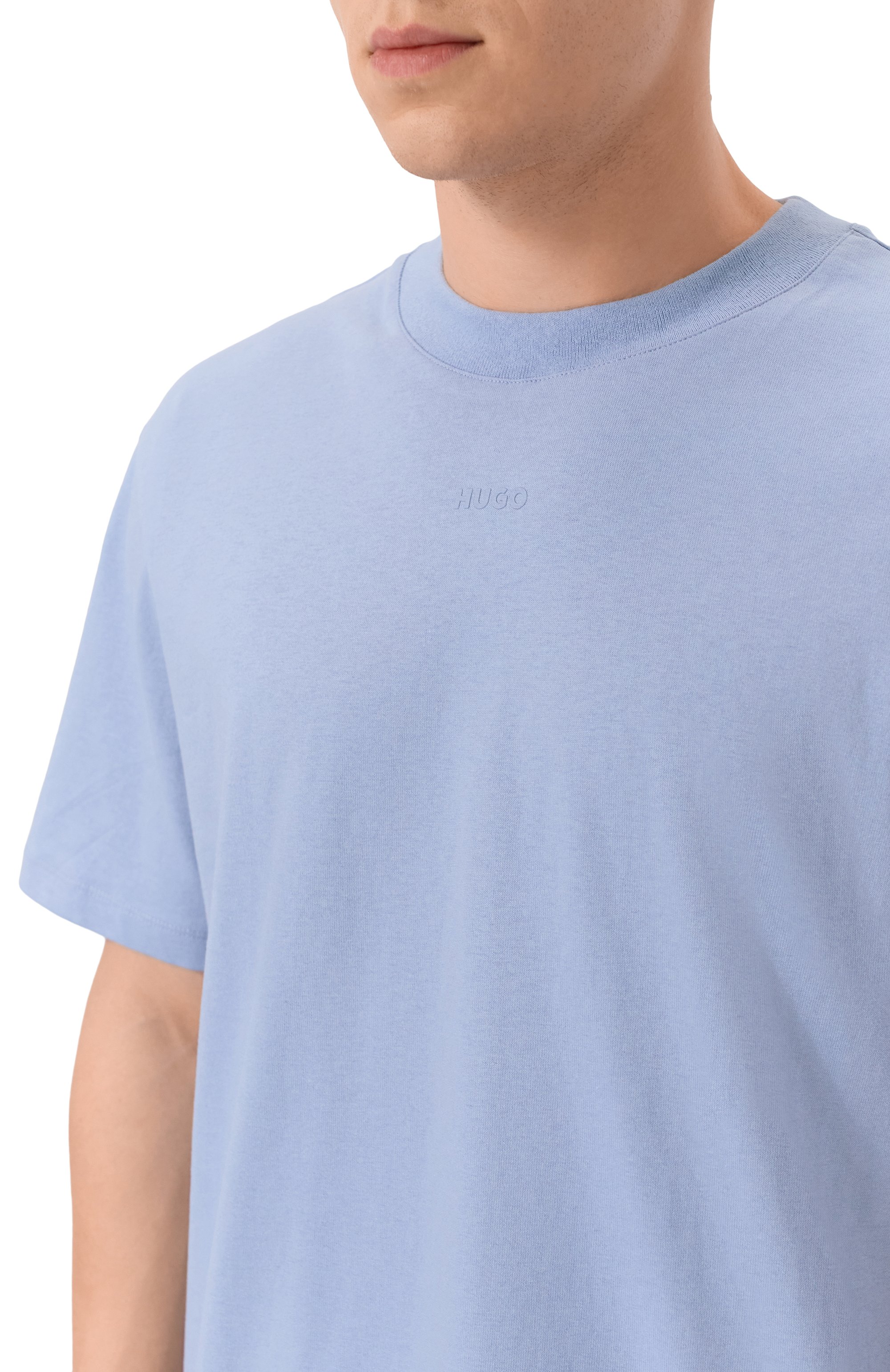 Хлопковая футболка HUGO, арт. 50488330, фото 5