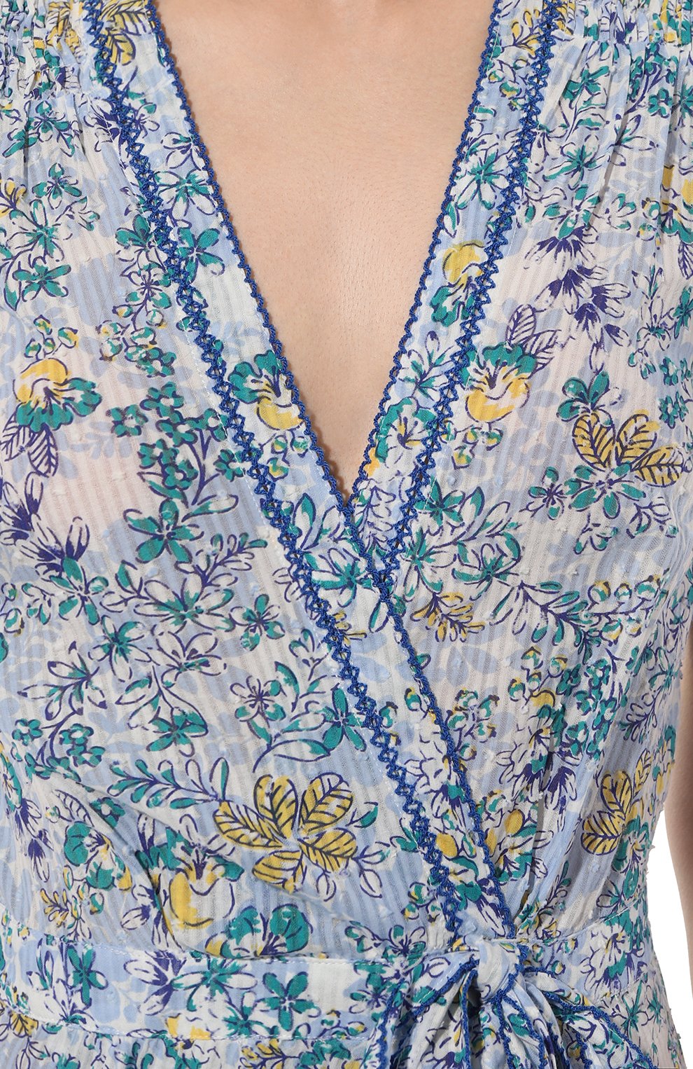 Хлопковое платье POUPETTE ST BARTH разноцветного цвета по цене 57300 руб., арт. W3AH24L0SYU, фото 5 Хлопковое платье POUPETTE ST BARTH, арт. W3AH24L0SYU, фото 5