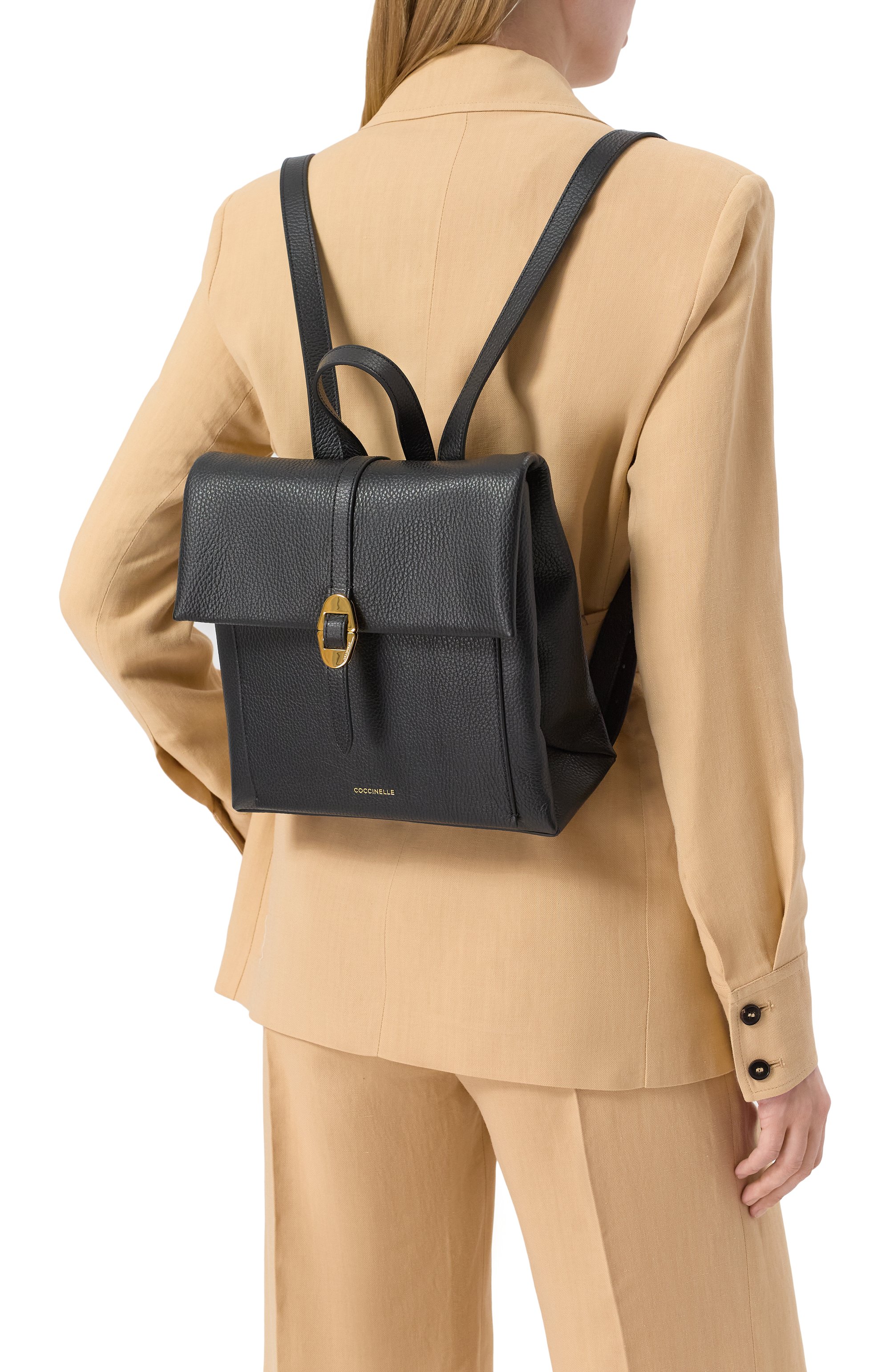 Рюкзак dorian COCCINELLE черного цвета по цене 36850 руб., арт. E1RCK140101, фото 2 Рюкзак dorian COCCINELLE, арт. E1RCK140101, фото 2