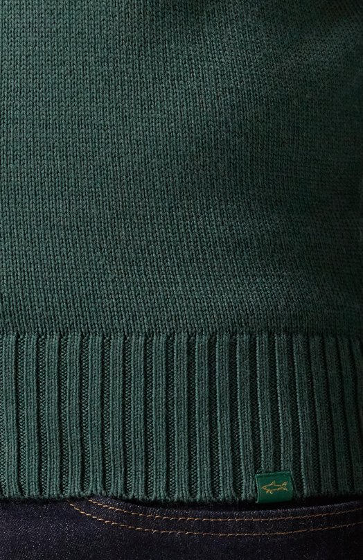 Шерстяной свитер Paul&Shark 15311064/3XL Зелёный  15311064/3XL Фото 5