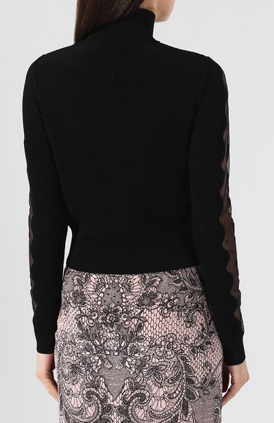 Водолазка из смеси вискозы и шелка ALEXANDER MCQUEEN, арт. 585218/Q1AD7, фото 4