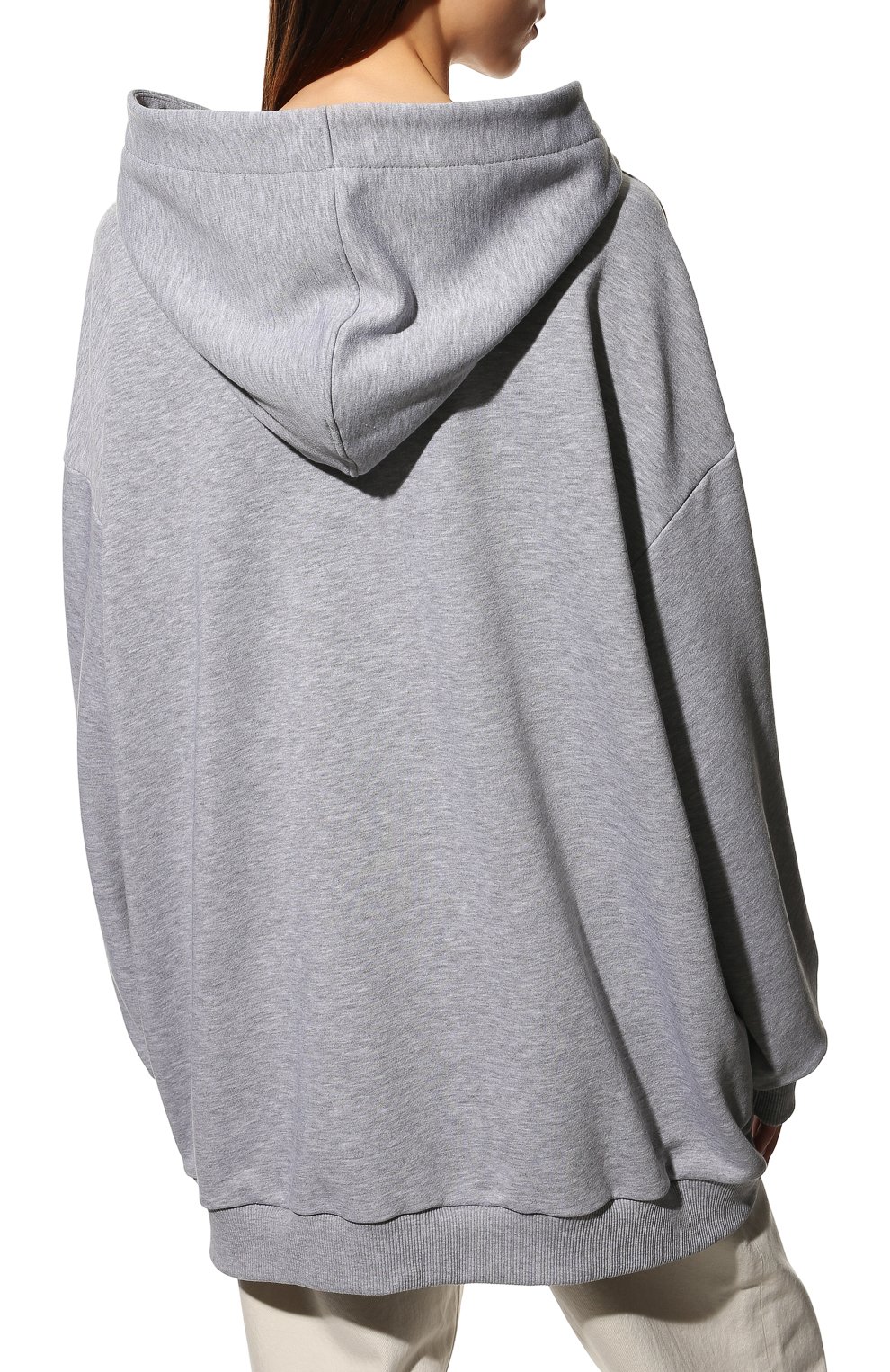 Хлопковое худи SEVEN LAB, арт. HMO F-G01 grey, фото 4