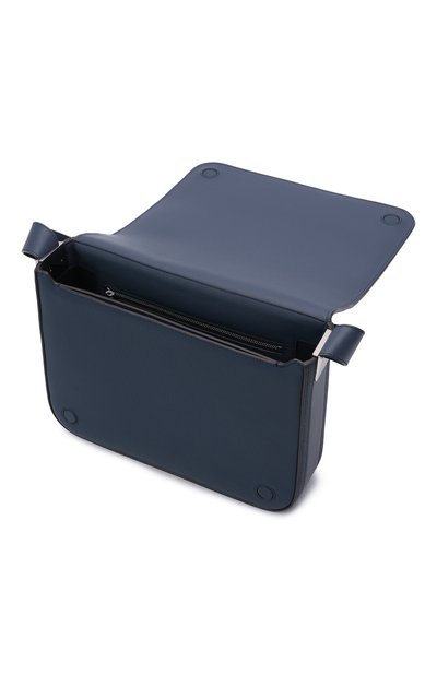 Кожаная сумка BURBERRY синего цвета по цене 178500 руб., арт. 8043700, фото 3 Кожаная сумка BURBERRY, арт. 8043700, фото 3