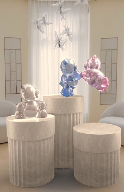 Скульптура teddy air LALIQUE, арт. 10874500, фото 4