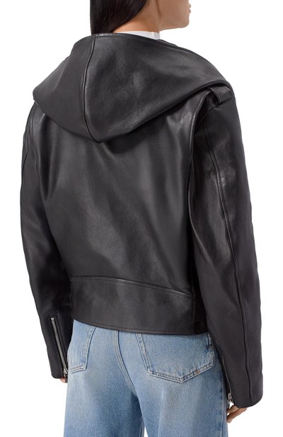 Кожаная куртка ALAIA, арт. AA9V0428L008A, фото 4