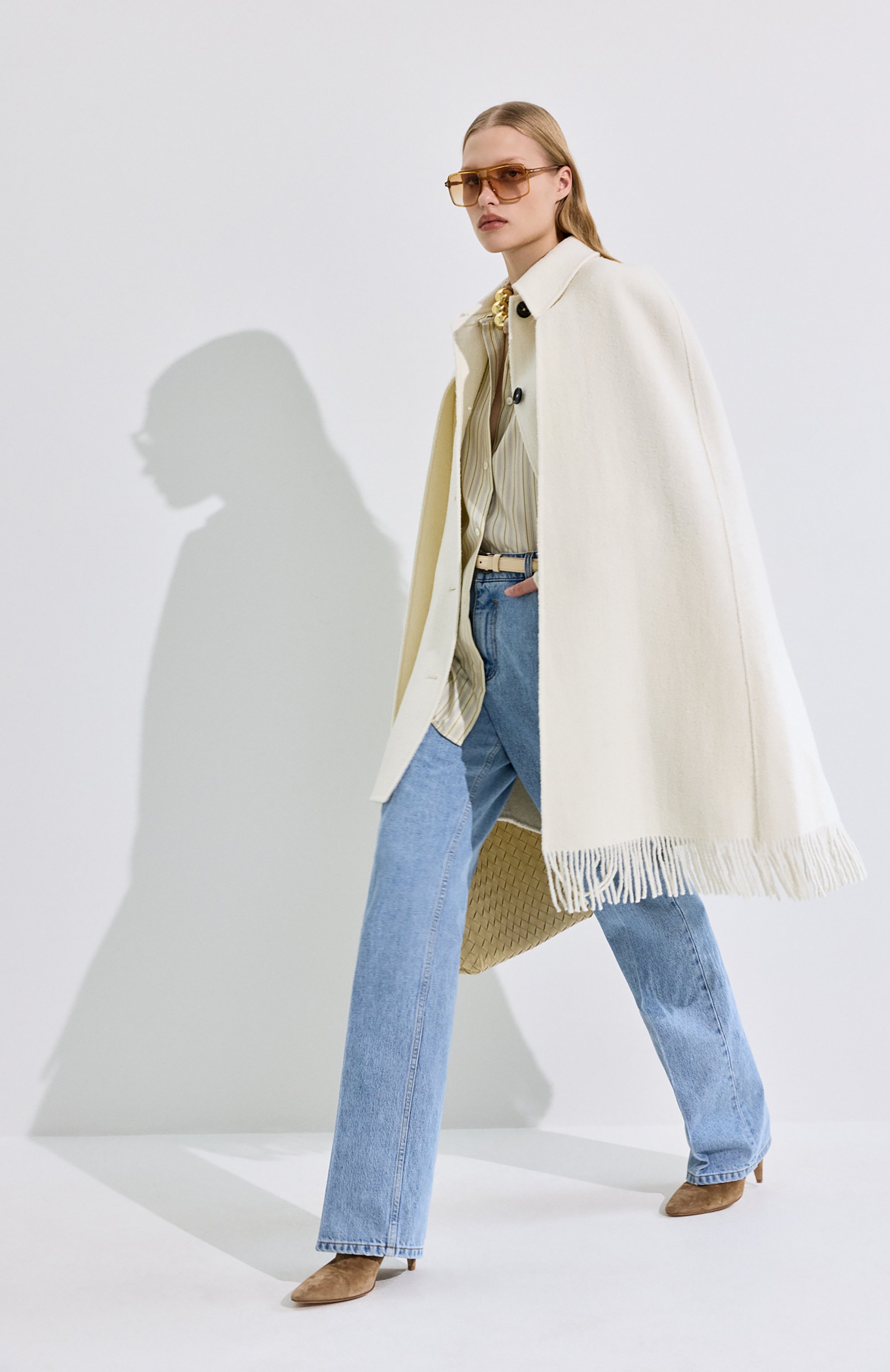 Шерстяной кейп TOTEME, арт. 261-WR00266-FB0471, фото 6