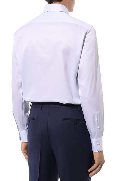 Хлопковая сорочка ZEGNA, арт. 701036A7/9MS0BA, фото 5