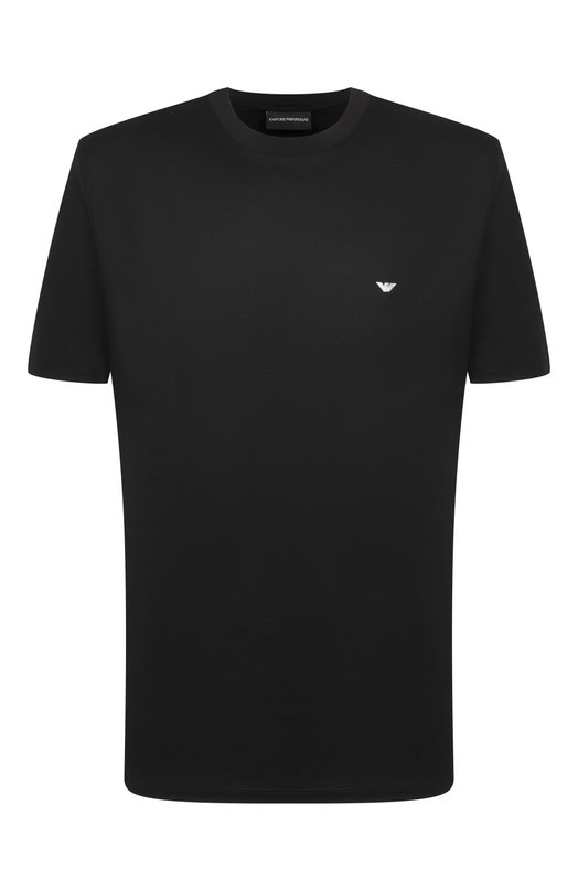 Футболка из лиоцелла и хлопка Emporio Armani EM004592/AF13747 Чёрный EM004592/AF13747