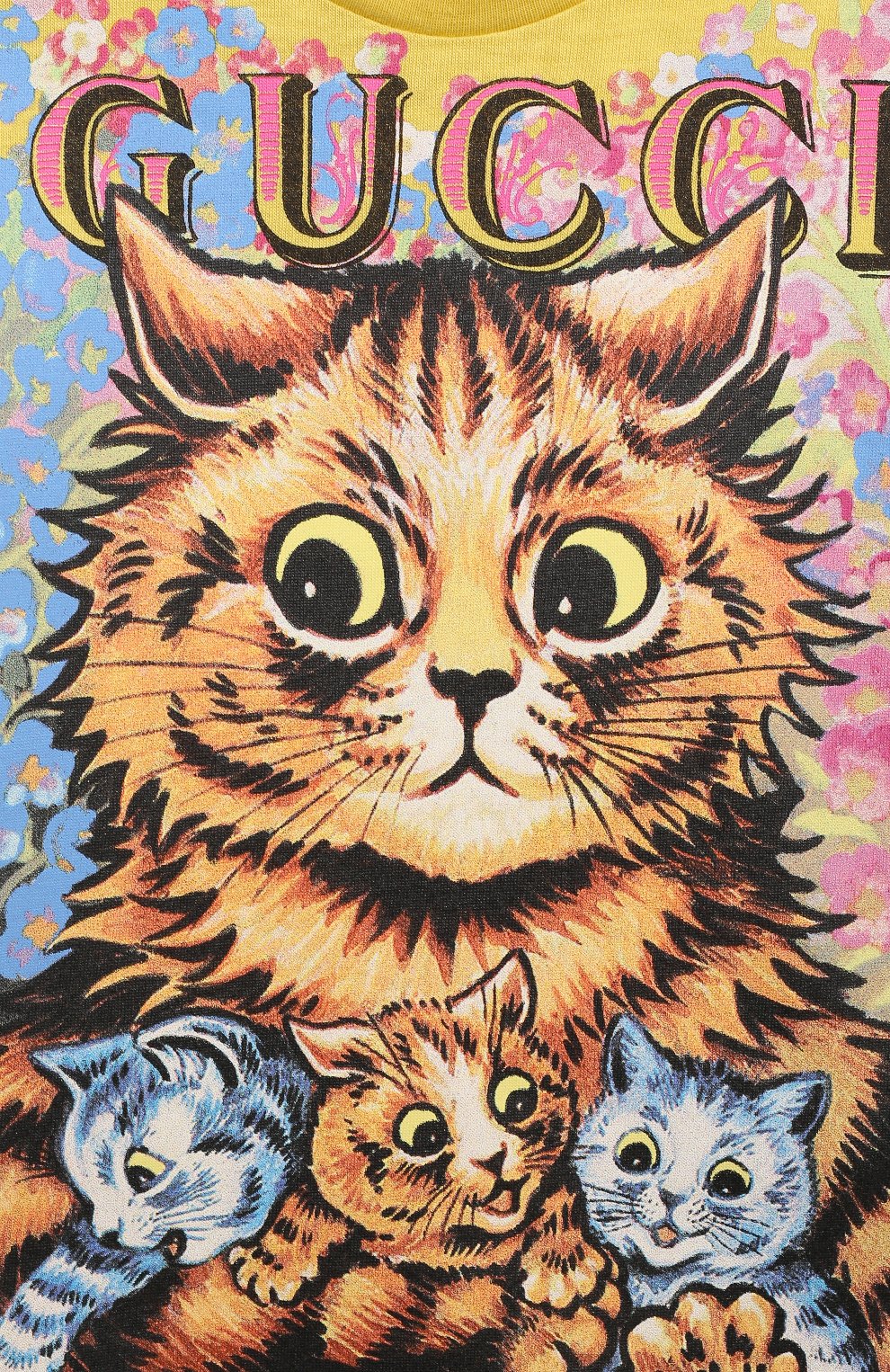 Хлопковая футболка GUCCI желтого цвета по цене 20700 руб., арт. 581019/XJD2L/9-12M, фото 3 Хлопковая футболка GUCCI, арт. 581019/XJD2L/9-12M, фото 3