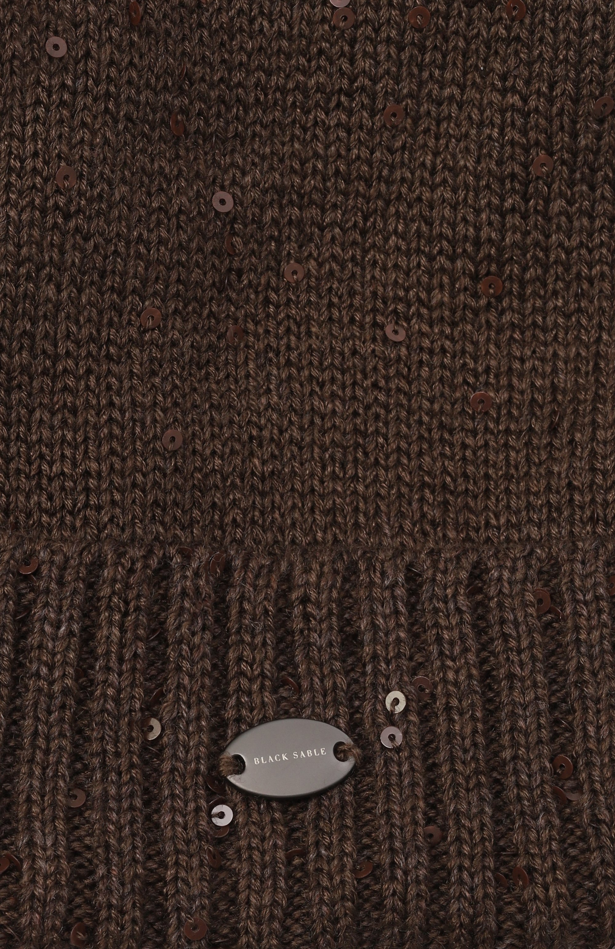 Шапка из кашемира и шелка с отделкой из соболя BLACK SABLE, арт. BS-47CC15, фото 3