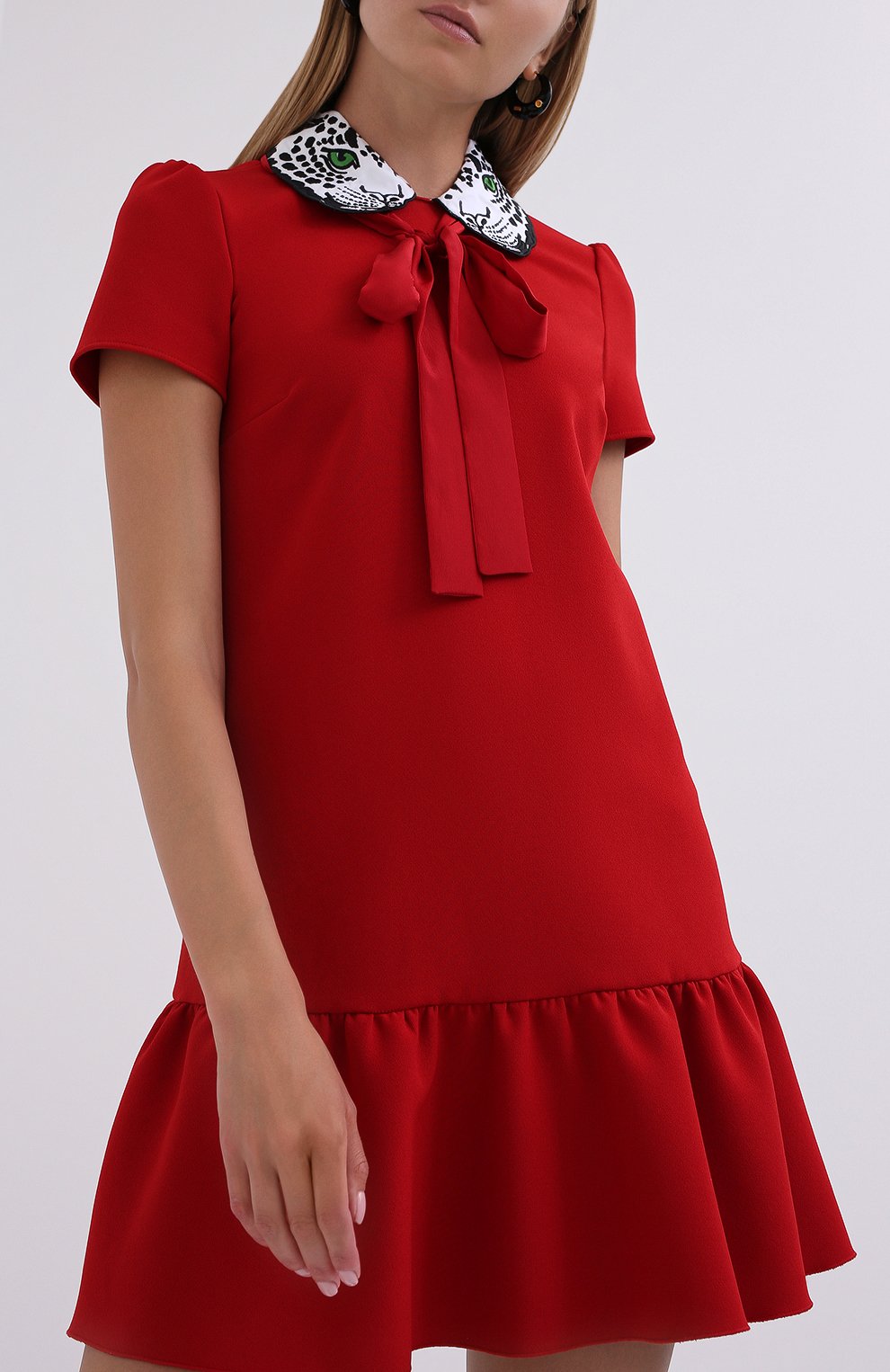 Платье REDVALENTINO красного цвета по цене 55200 руб., арт. UR3VAR40/57W, фото 3 Платье REDVALENTINO, арт. UR3VAR40/57W, фото 3