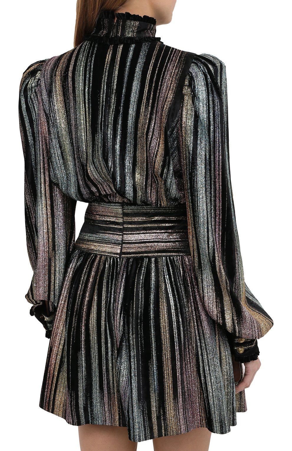 Платье из вискозы BALMAIN, арт. UF16306/J062, фото 4