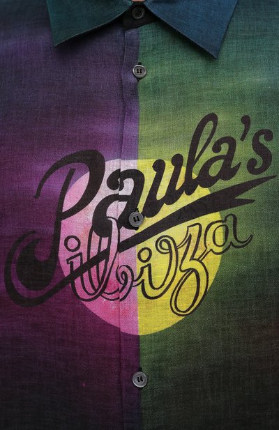 Льняная рубашка loewe x paula's ibiza LOEWE разноцветного цвета по цене 94500 руб., арт. H616Y05X04, фото 5 Льняная рубашка loewe x paula's ibiza LOEWE, арт. H616Y05X04, фото 5