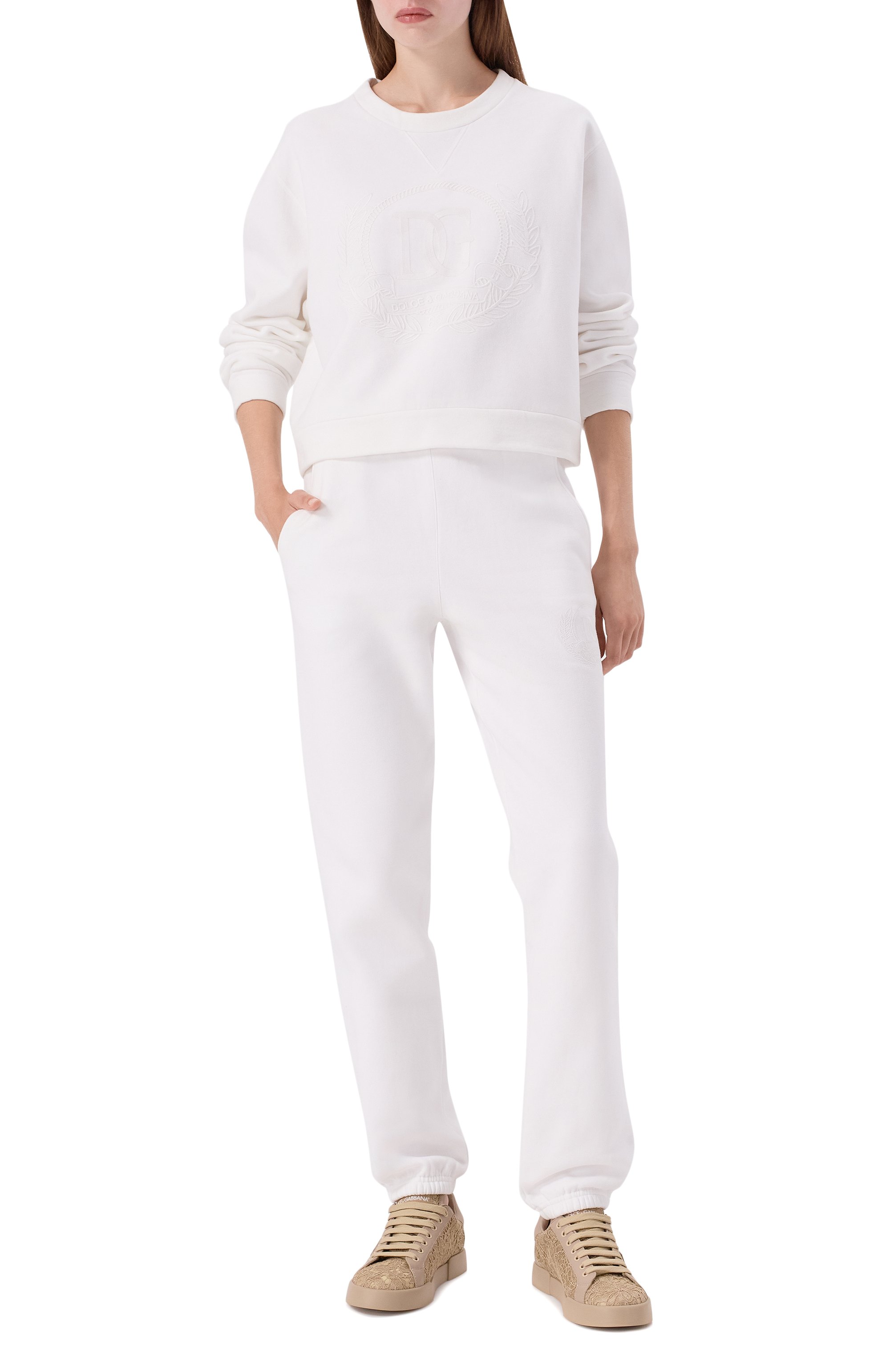 Комбинированные кеды portofino light strobel DOLCE & GABBANA, арт. CK2343/AI446, фото 2