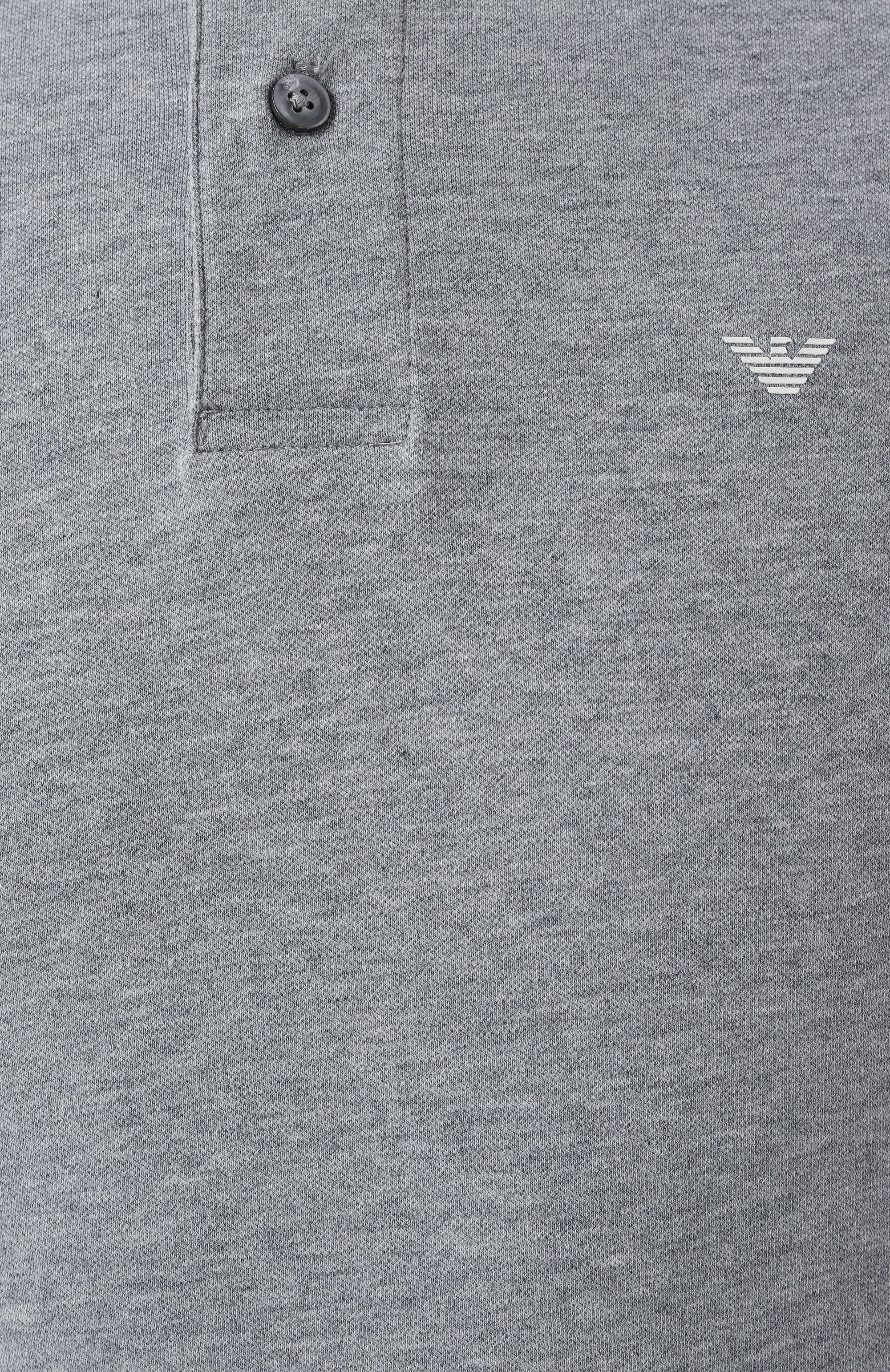 Хлопковое поло EMPORIO ARMANI, арт. 8N1FB4/1JPTZ, фото 6