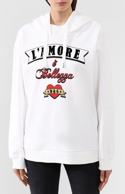 Хлопковое худи DOLCE & GABBANA, арт. F9E10T/G7RGY, фото 3