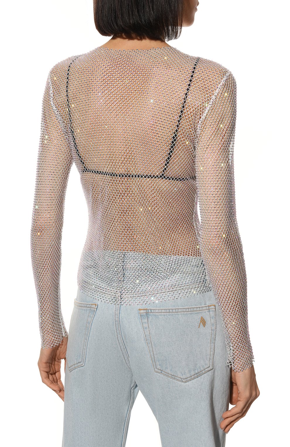 Топ с отделкой стразами ALINE, арт. AL091001, фото 4