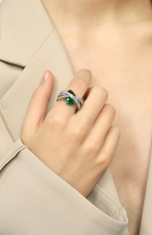 Кольцо Hyperbola Swarovski 5666957 Серебряный  5666957 Фото 2