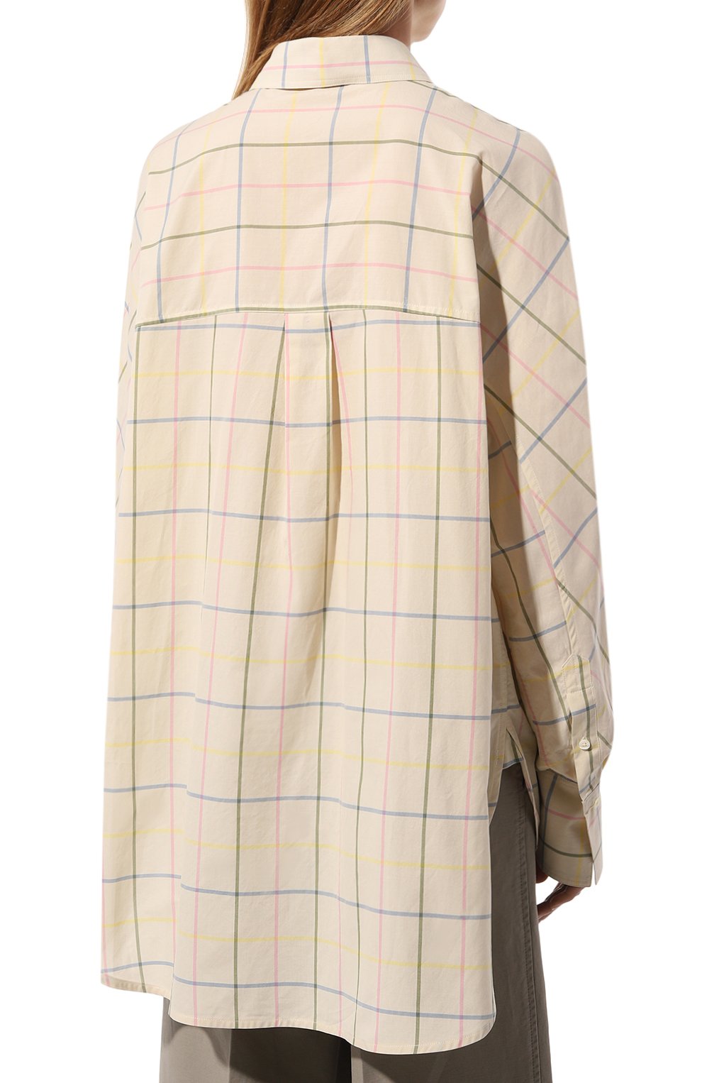 Хлопковая рубашка TOTEME, арт. 243-WRT2522-FB0203, фото 4