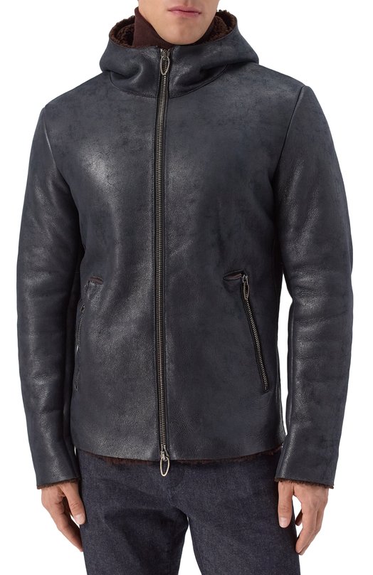 Дубленка из овчины Daniele Basta DB1049S61S59GRP Синий  DB1049S61S59GRP Фото 3