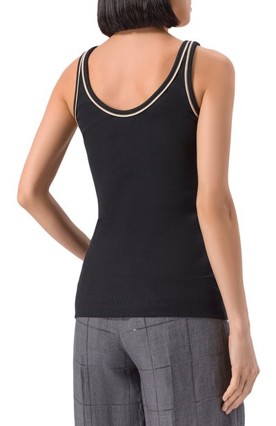 Хлопковая майка BRUNELLO CUCINELLI, арт. MG902FP320, фото 4