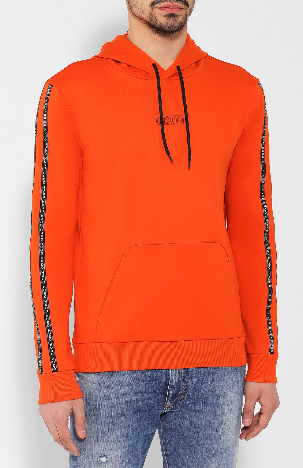 Хлопковое худи BOSS, арт. 50410571, фото 3