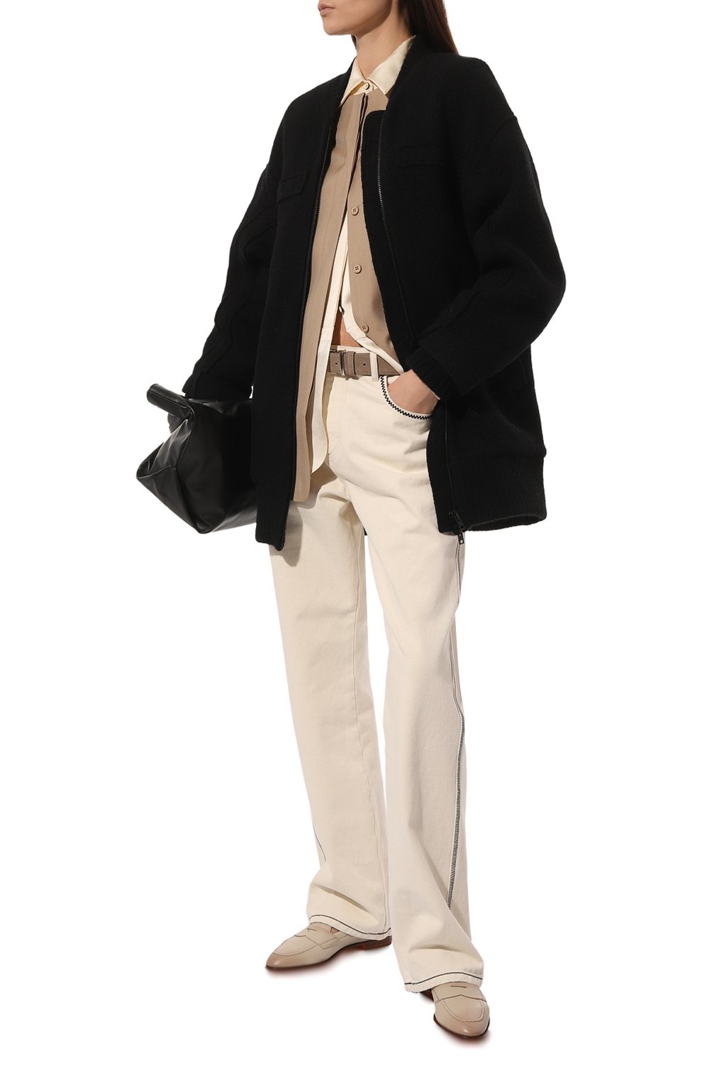 Кожаные пенни-лоферы SANTONI, арт. WUSF59962HAFSSW6E32, фото 2