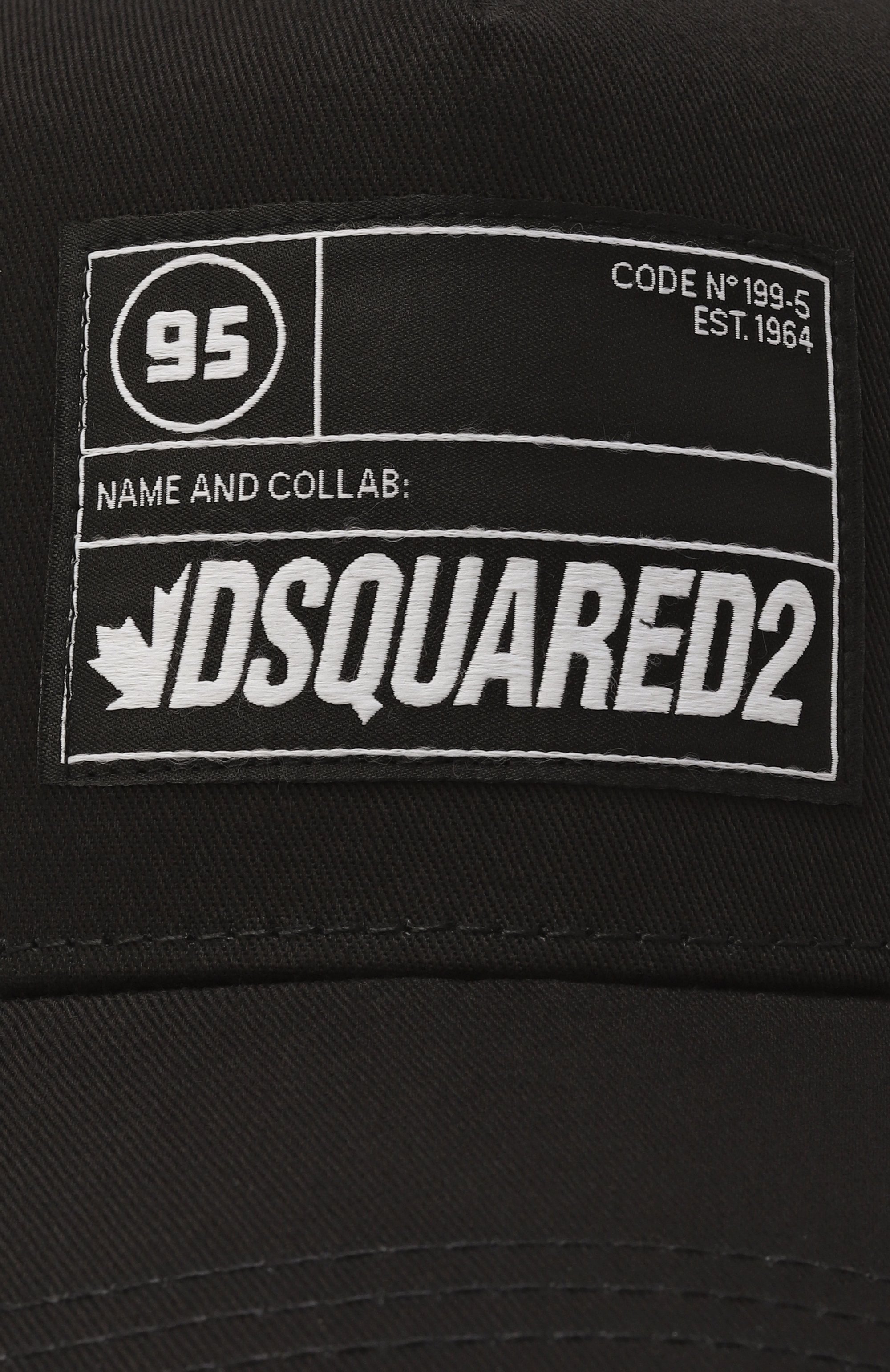 Хлопковая бейсболка DSQUARED2, арт. BCM0882/05C00001, фото 3