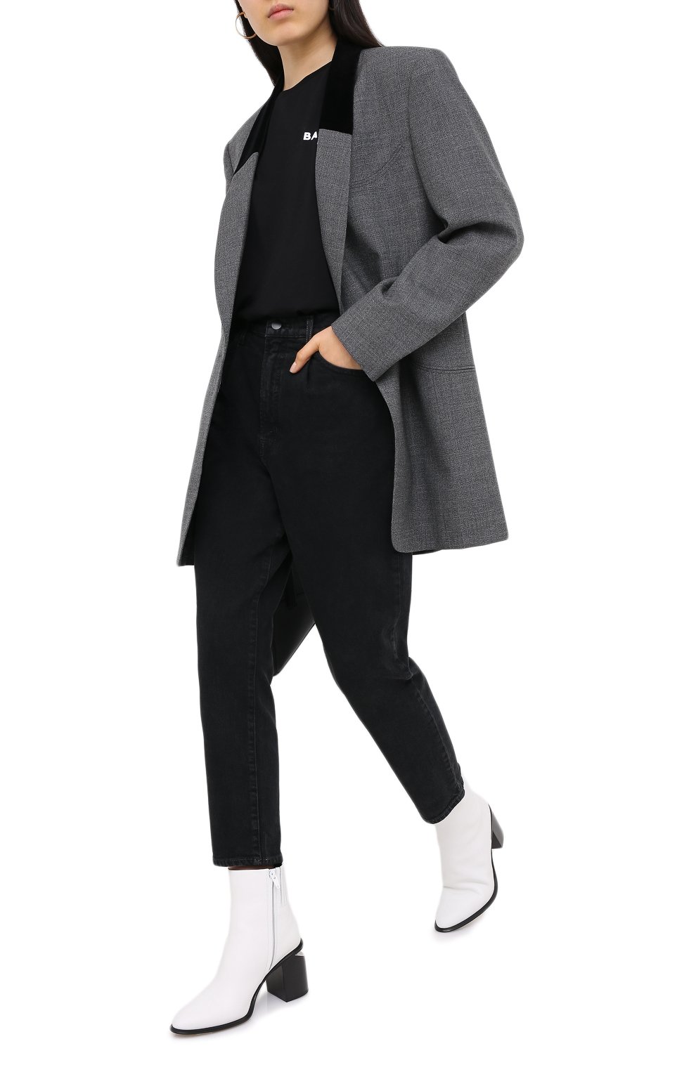 Хлопковая футболка BALMAIN, арт. UF11351/I382, фото 2