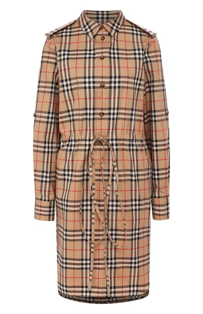 Женское хлопковое платье BURBERRY, арт. 8021035