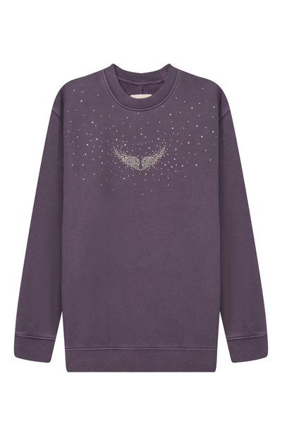 Хлопковый свитшот ZADIG AND VOLTAIRE, арт. X60437