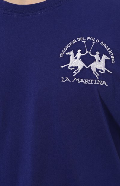 Хлопковая футболка LA MARTINA, арт. VMR009/JS206, фото 5