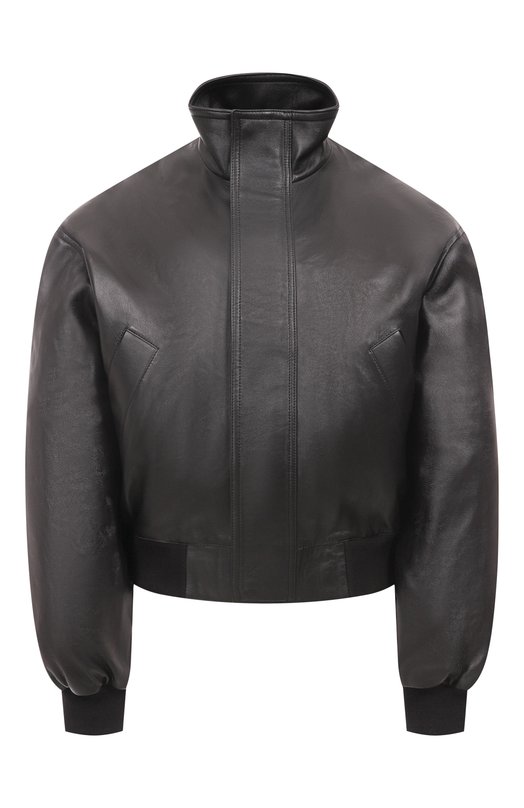 Кожаный бомбер Balenciaga 851025/TSS02 Чёрный 851025/TSS02