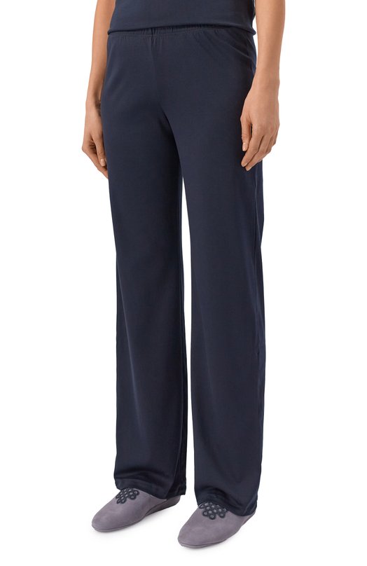 Хлопковая пижама Hanro 077041 Чёрный  077041 Фото 5