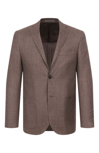 Мужской пиджак из шерсти и шелка CORNELIANI, арт. 25X002-2516206