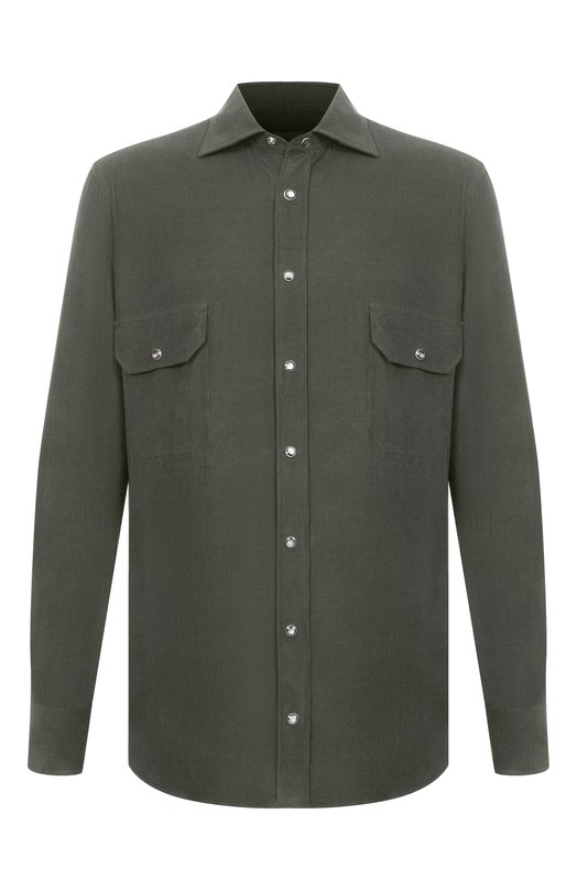 Вельветовая рубашка MVST MAN SHIRT L/S/0620 Зелёный MAN SHIRT L/S/0620