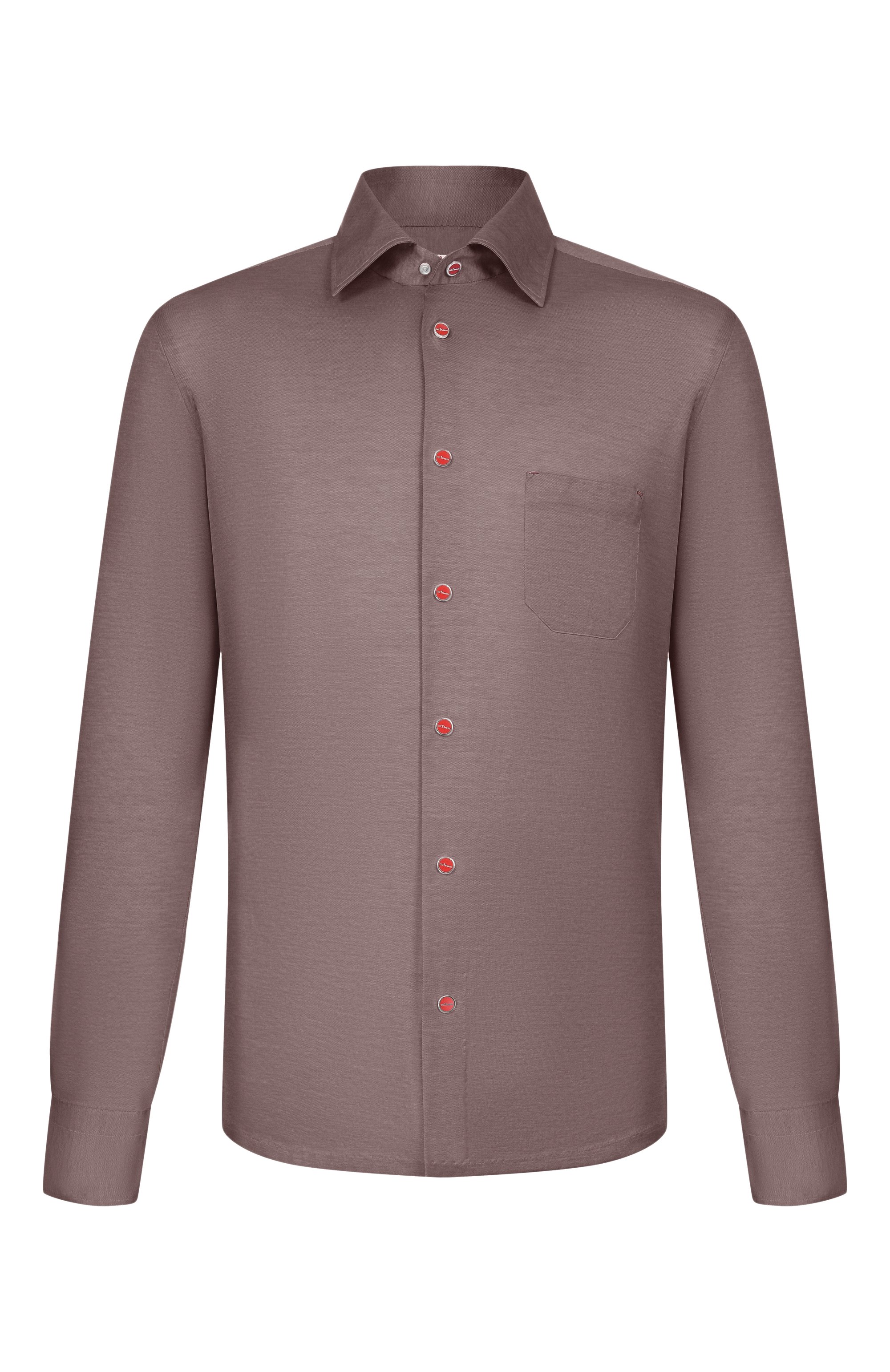 Хлопковая рубашка KITON, арт. UMCNERPH09665, фото 1