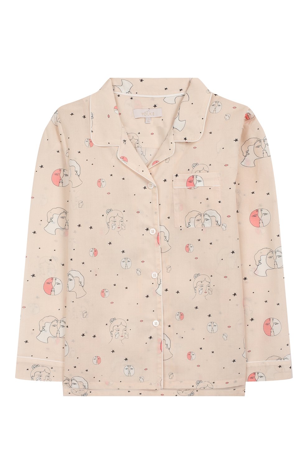 Хлопковая пижама LITTLE YOLKE, арт. AW19-12C-TL-PP/9-12Y, фото 3