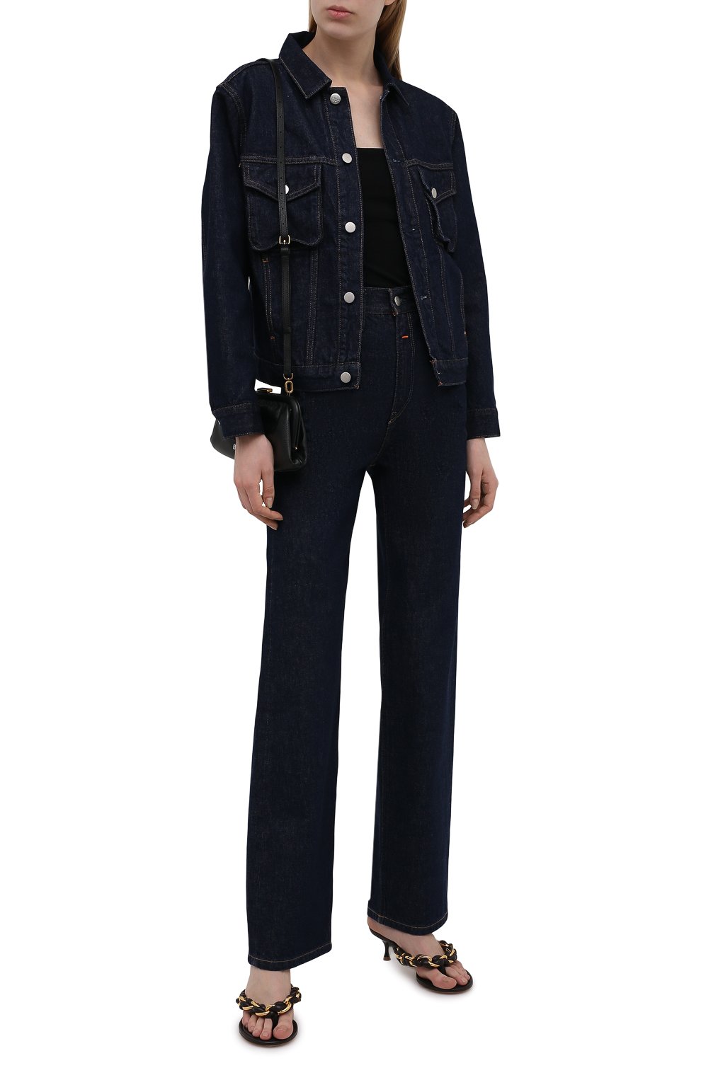 Джинсовая куртка HERON PRESTON FOR CALVIN KLEIN темно-синего цвета по цене 27750 руб., арт. K20K203541, фото 2 Джинсовая куртка HERON PRESTON FOR CALVIN KLEIN, арт. K20K203541, фото 2