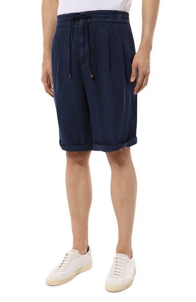 Льняные шорты BRUNELLO CUCINELLI, арт. M243DU0020, фото 3